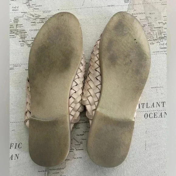 Artesun Woven Leather Mexican Huarache Mules M7 / W9 - Picture 3 of 9